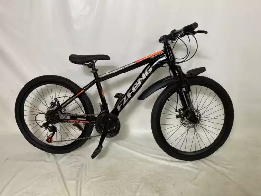 Велосипед подростковый спортивный Fzfeng 24д, черно-красный